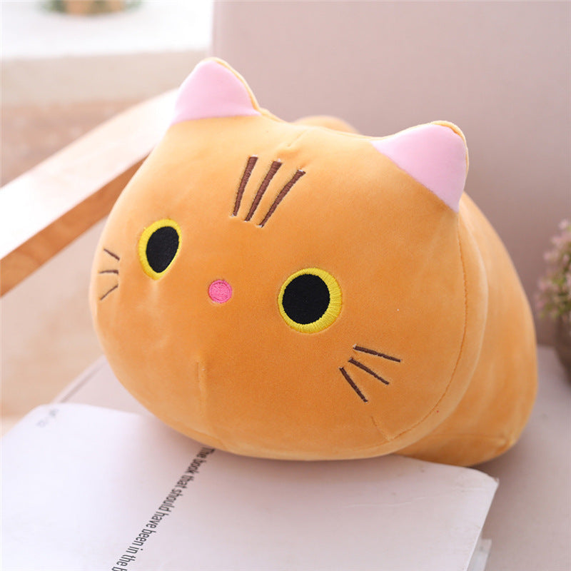 Cute Large Size Cartoon Cat Plush Toys Stuffed Cloth Doll Long Animal Pillow Cushion - The Ginger Toy Shop