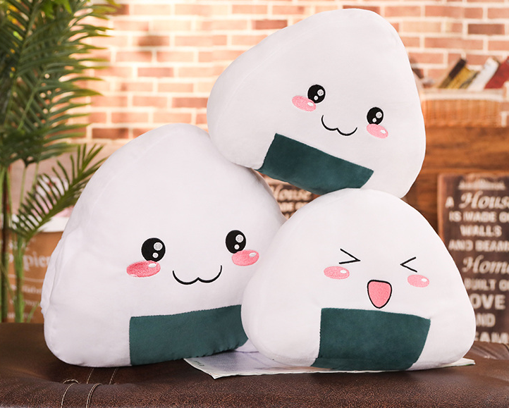 Cartoon Anime Rice Ball Plush Toy Plush Doll Large Sleeping Pillow Ragdoll Doll Children's Day Gift - The Ginger Toy Shop