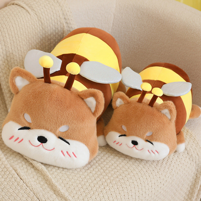 Cute Bee Doll Plush Toys Capybara Doll Shiba Inu Cute Honey Jar - The Ginger Toy Shop