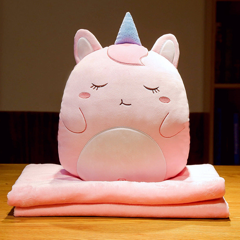 Cartoon Multifunctional Blanket Animal Pillow Blanket - The Ginger Toy Shop