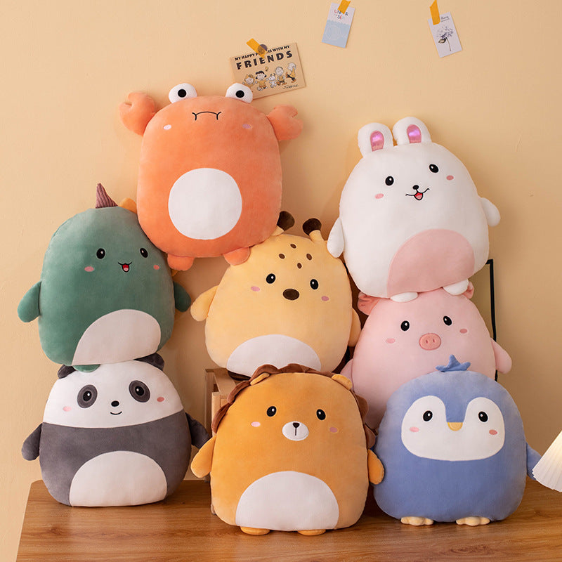 Cute Creative Cartoon Cushion Peach Lexi Animal Cushion Dinosaur Cute Doll Plush Toys - The Ginger Toy Shop