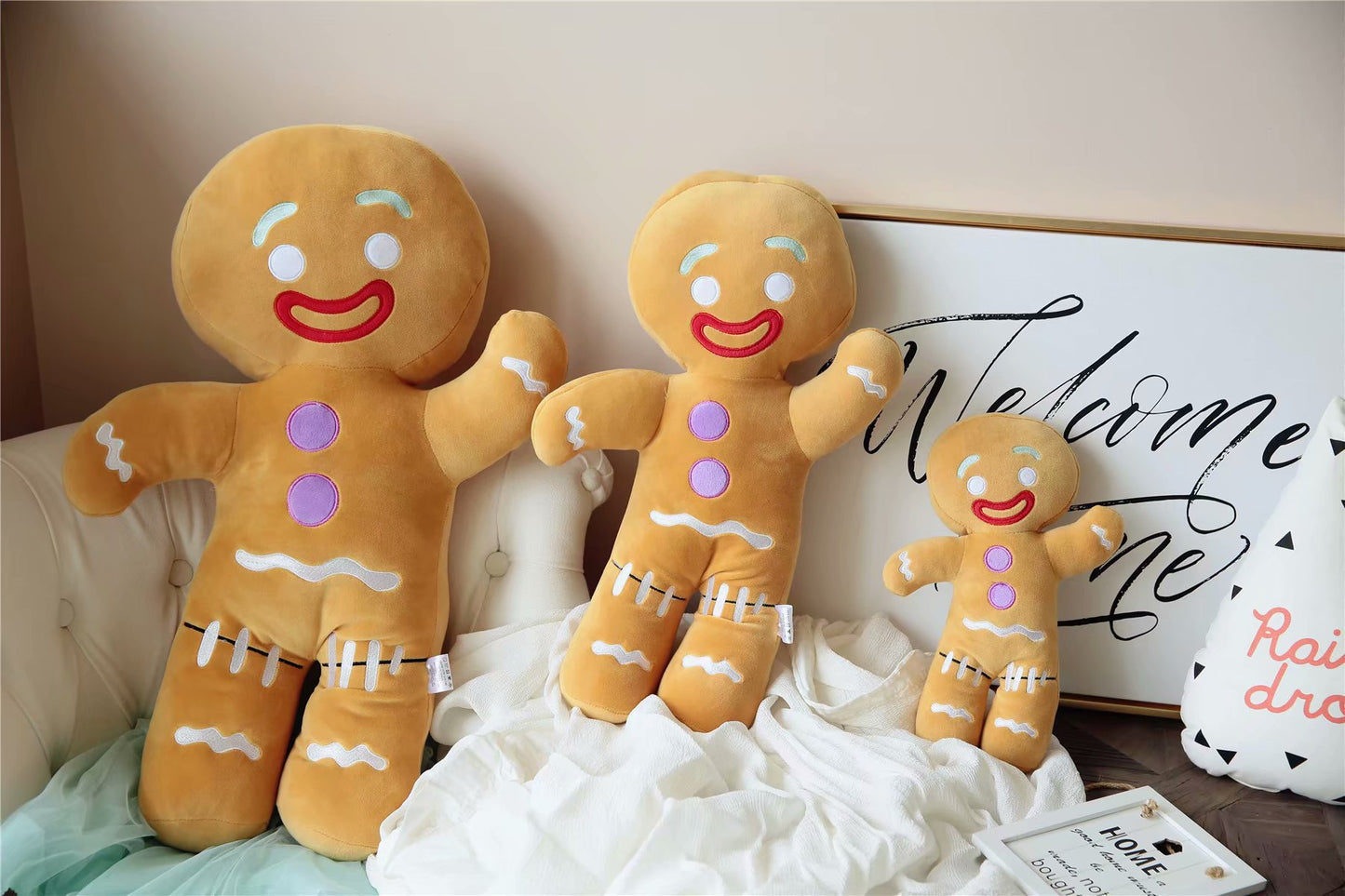 Cute Cartoon Gingerbreadman Cookie Plush Toy - The Ginger Toy Shop