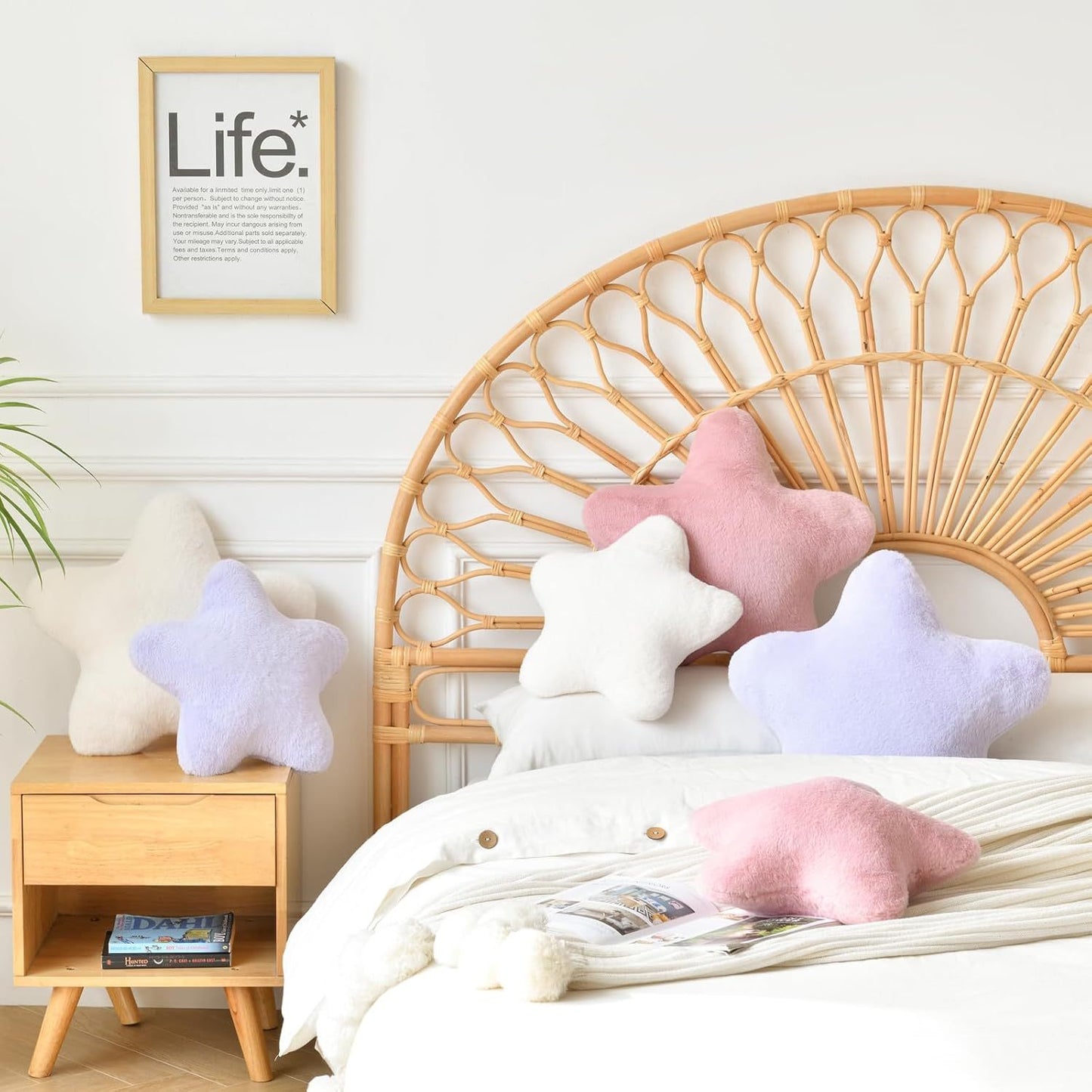 Super Soft Star-Shaped Pillow – Cute, Fluffy & Decorative - The Ginger Toy Shop