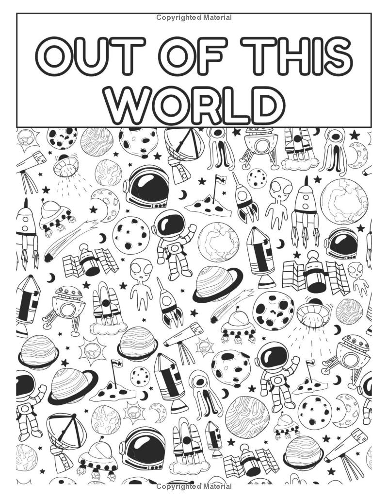 Coloring,puzzle and quiz book for kids "Space"Interesting facts about space are inside for kids age 5-12: Nice gift for your kid - The Ginger Toy Shop