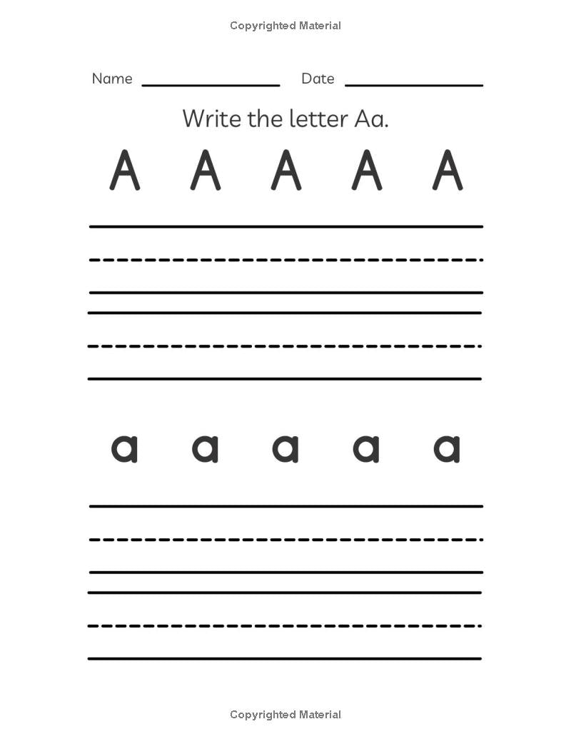 ABC Adventures: A Preschool Alphabet Workbook: My First ABCs: A Fun Alphabet Learning Book - The Ginger Toy Shop