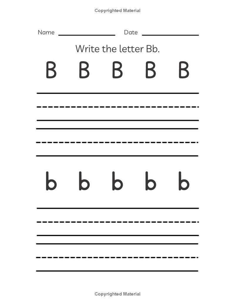 ABC Adventures: A Preschool Alphabet Workbook: My First ABCs: A Fun Alphabet Learning Book - The Ginger Toy Shop