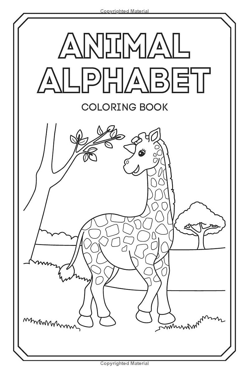 "Animal Alphabet Adventures: A Fun & Educational Coloring Book" Learning book for kids,creative activities: "Learn, Count & Solve Puzzles with A-Z Animals!" - The Ginger Toy Shop