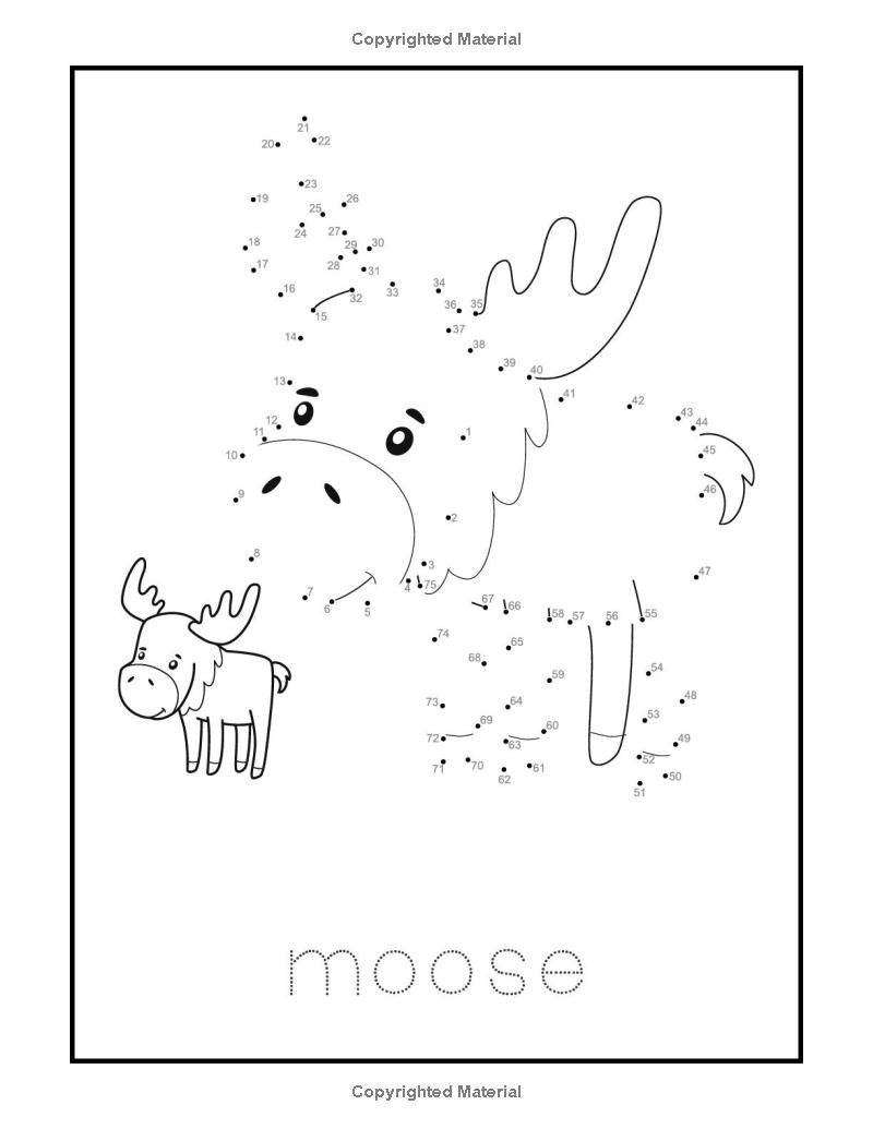 Amazing Animal Adventures: A Fun Coloring dot to dot Book for Kids!: "Learn About Animals with Creative Coloring, Fun Facts, and Engaging Activities - The Ginger Toy Shop