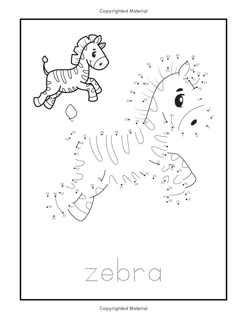 Amazing Animal Adventures: A Fun Coloring dot to dot Book for Kids!: "Learn About Animals with Creative Coloring, Fun Facts, and Engaging Activities - The Ginger Toy Shop