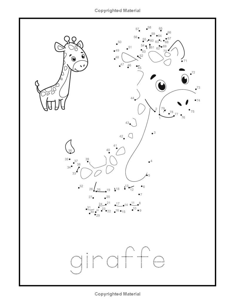 Amazing Animal Adventures: A Fun Coloring dot to dot Book for Kids!: "Learn About Animals with Creative Coloring, Fun Facts, and Engaging Activities - The Ginger Toy Shop