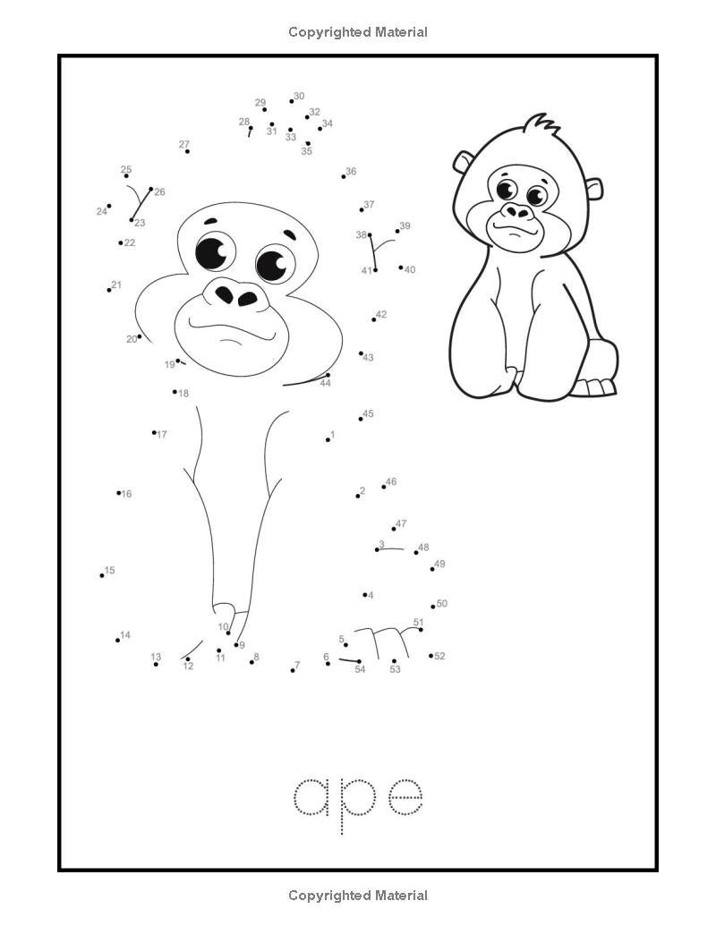 Amazing Animal Adventures: A Fun Coloring dot to dot Book for Kids!: "Learn About Animals with Creative Coloring, Fun Facts, and Engaging Activities - The Ginger Toy Shop