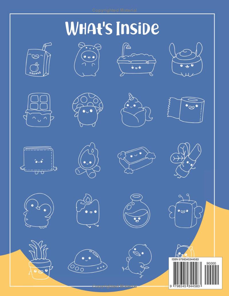 How to Draw 101 Cute Things for Kids: A simple and fun step-by-step guide to drawing cute things: A Fun, Easy Step-by-Step Guide for Kids to Draw Adorable Animals, Food, and More! - The Ginger Toy Shop