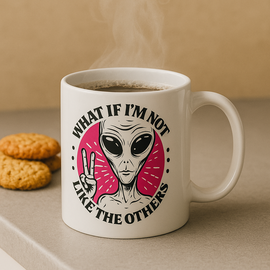 Alien Mug – " I'm Not Like the Others" - The Ginger Toy Shop