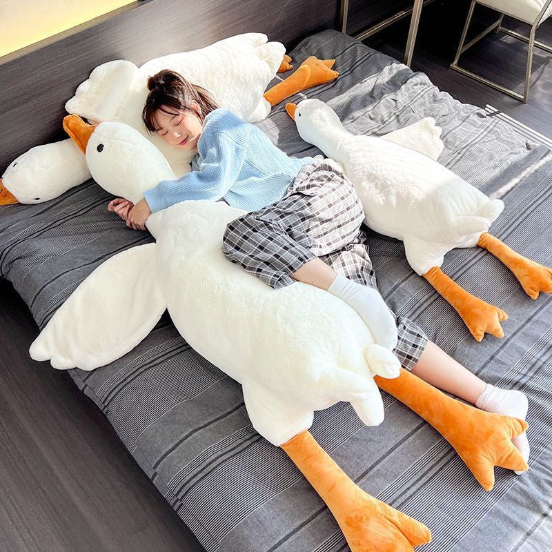 White Cute Geese Pillow Plush Duck - The Ginger Toy Shop
