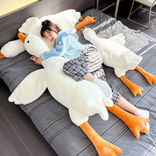 White Cute Geese Pillow Plush Duck - The Ginger Toy Shop