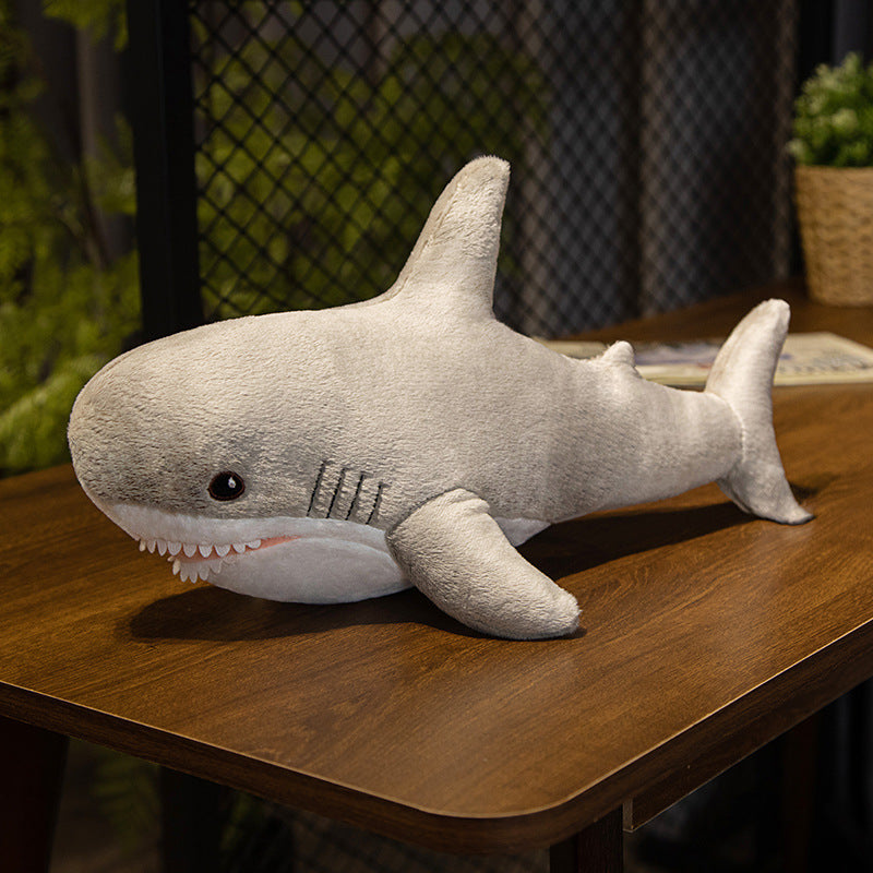 Cute Fashion Simple Shark Throw Pillow Doll Plush Toys - The Ginger Toy Shop