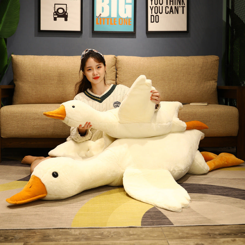 White Cute Geese Pillow Plush Duck - The Ginger Toy Shop