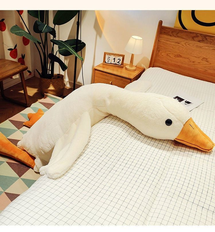 White Cute Geese Pillow Plush Duck - The Ginger Toy Shop