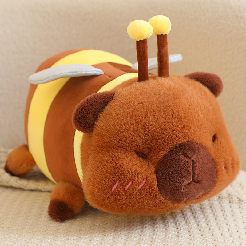 Cute Bee Doll Plush Toys Capybara Doll Shiba Inu Cute Honey Jar - The Ginger Toy Shop