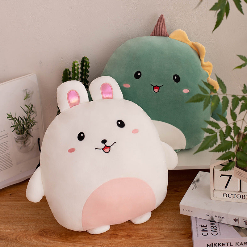 Cute Creative Cartoon Cushion Peach Lexi Animal Cushion Dinosaur Cute Doll Plush Toys - The Ginger Toy Shop