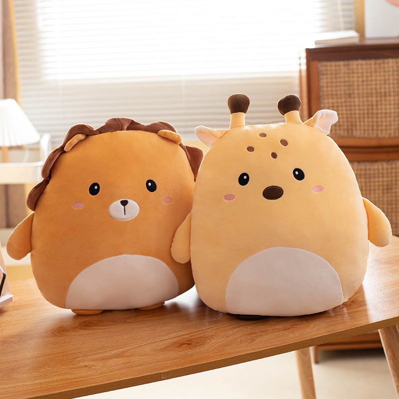 Cute Creative Cartoon Cushion Peach Lexi Animal Cushion Dinosaur Cute Doll Plush Toys - The Ginger Toy Shop