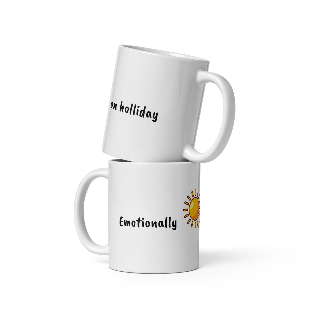Glossy White Duck Mug 11oz – Cute & Funny Original Design by GingerStore | Dishwasher Safe - The Ginger Toy Shop