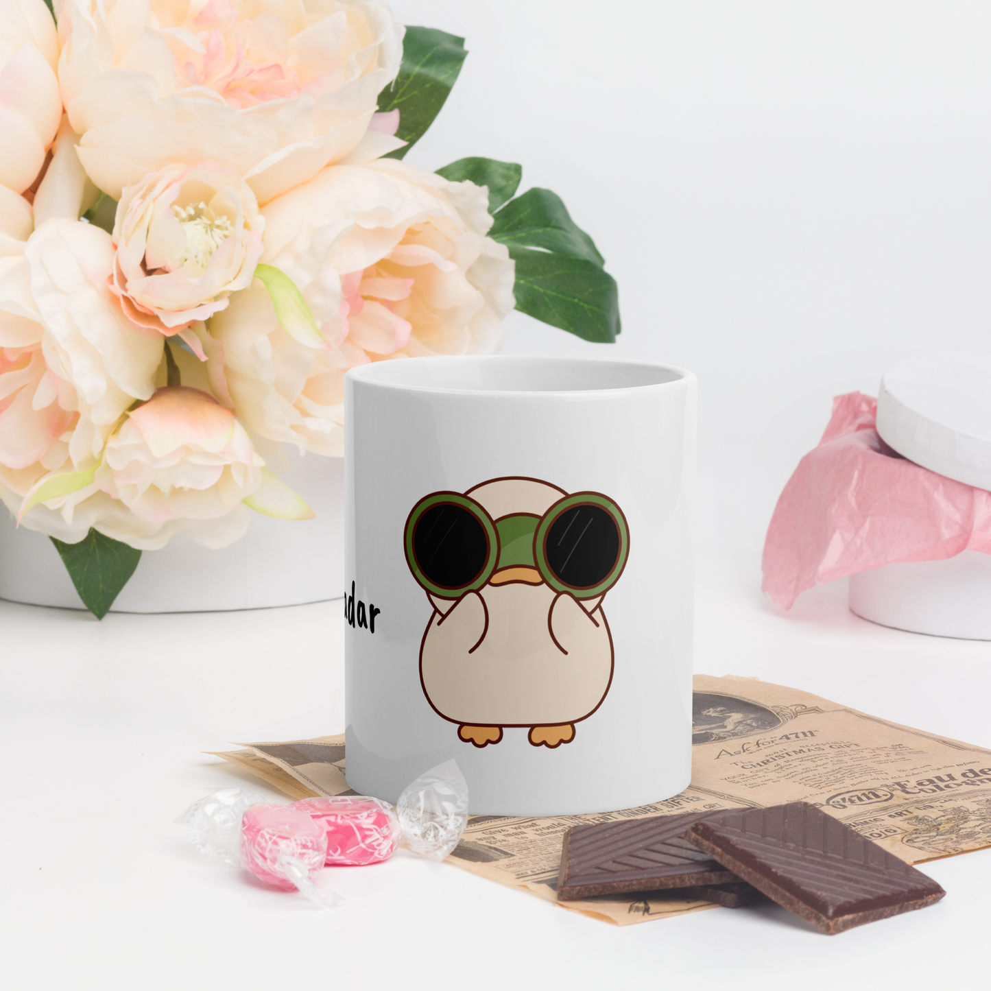 Gossip Radar On Mug 11oz – Sassy White Glossy Cup | Dishwasher & Microwave Safe - The Ginger Toy Shop