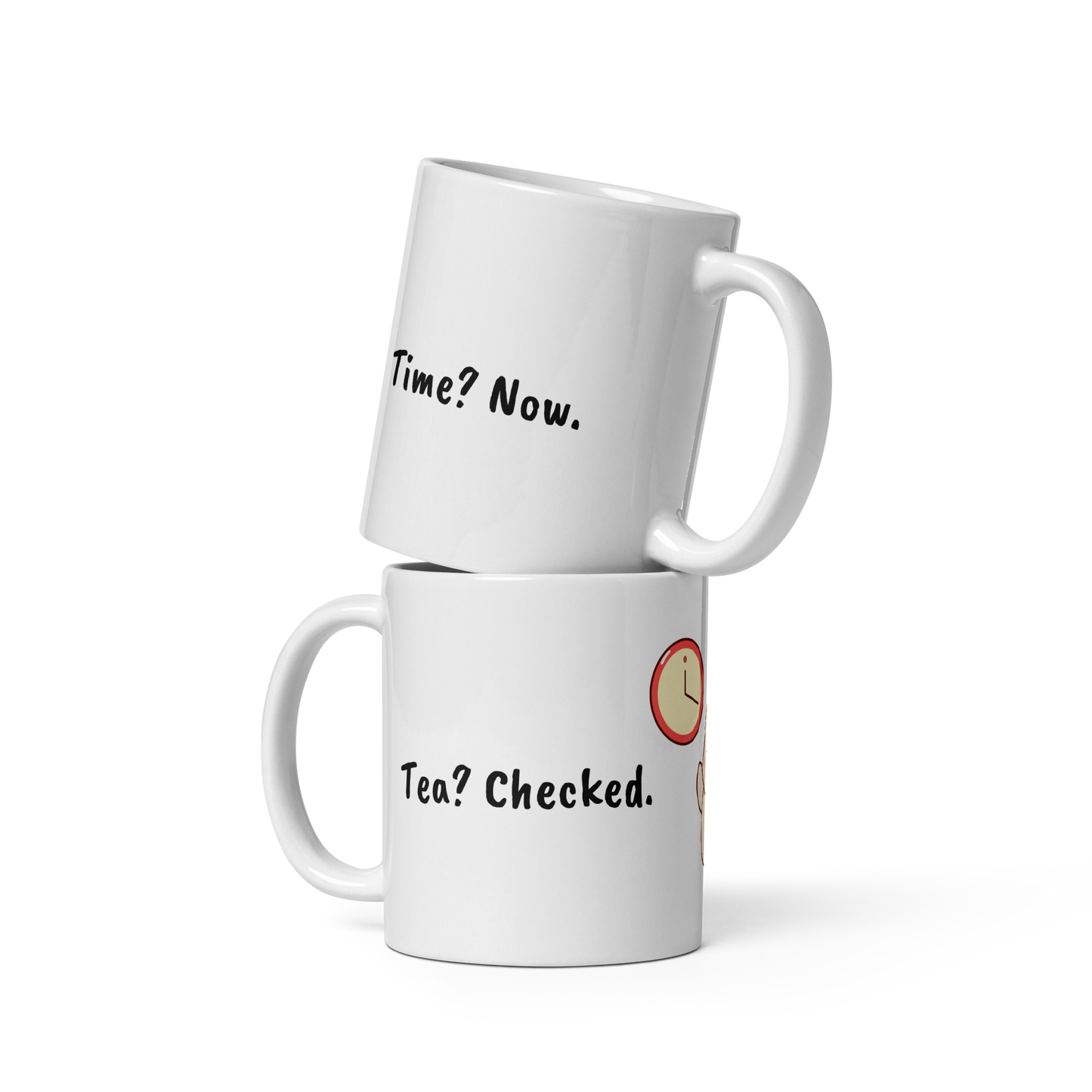 Duck Mug | White Glossy 11oz Cup – Cute & Funny Design by GingerStore - The Ginger Toy Shop