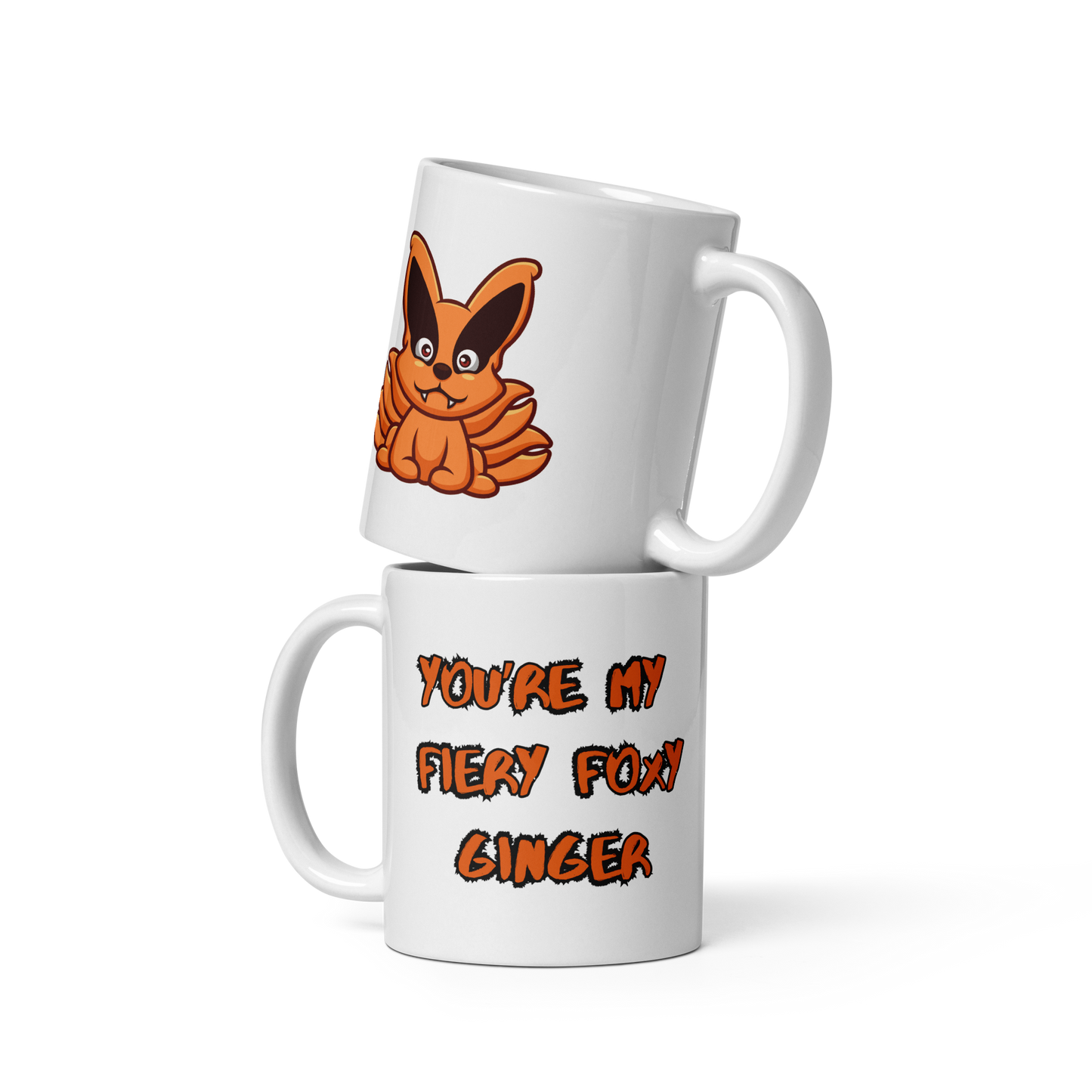 Hotter Than Fire Style Jutsu Mug – Bold Ninja Energy - The Ginger Toy Shop