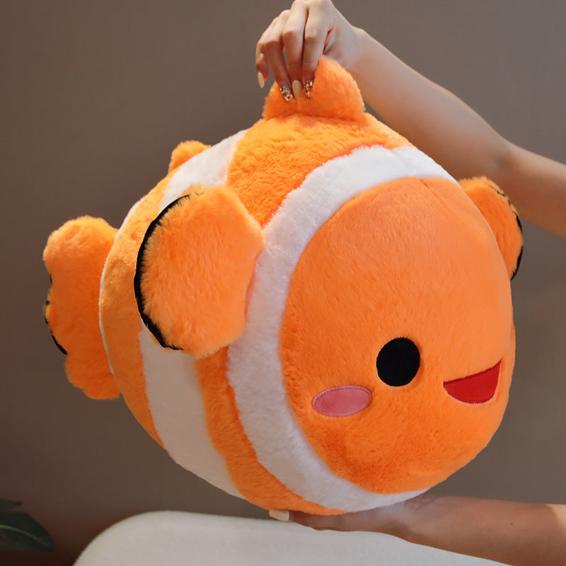 Cute Clownfish Doll Plush Toys Aquarium Simulated Fish Pillow - The Ginger Toy Shop