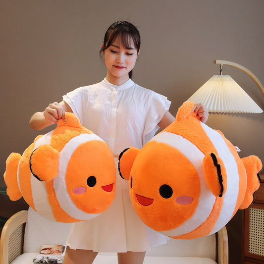Cute Clownfish Doll Plush Toys Aquarium Simulated Fish Pillow - The Ginger Toy Shop