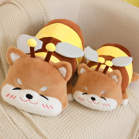 Cute Bee Doll Plush Toys Capybara Doll Shiba Inu Cute Honey Jar - The Ginger Toy Shop
