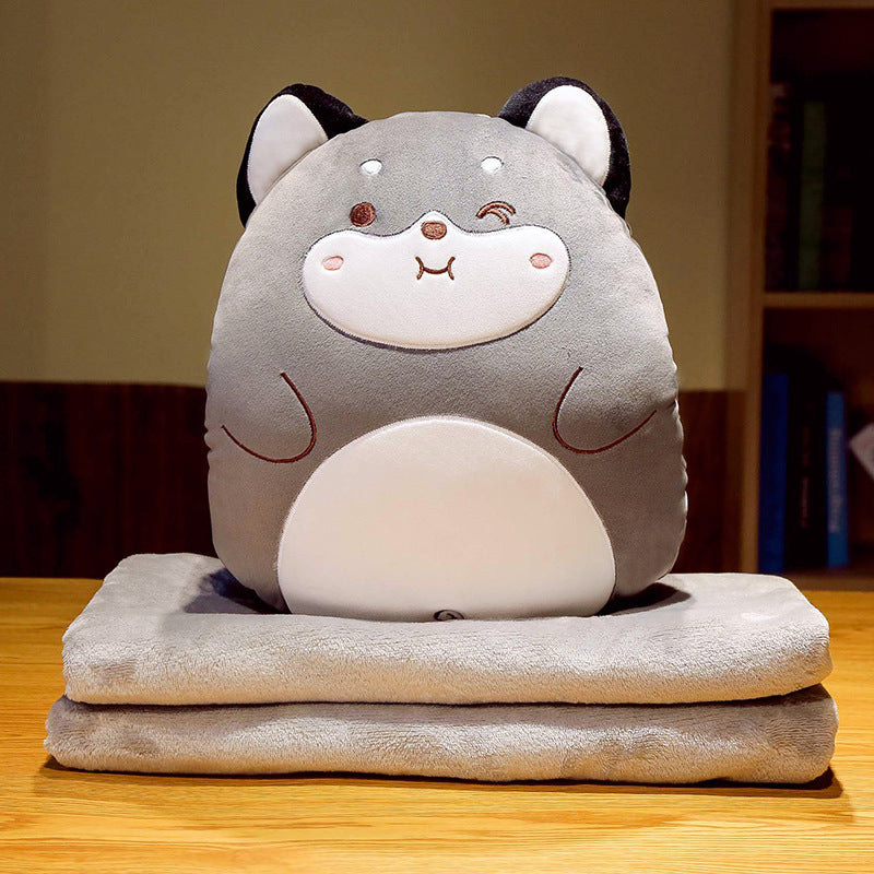 Cartoon Multifunctional Blanket Animal Pillow Blanket - The Ginger Toy Shop