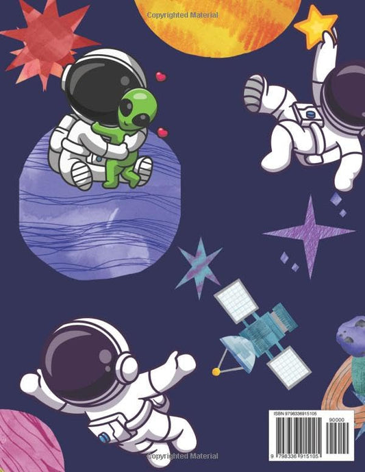 Coloring,puzzle and quiz book for kids "Space"Interesting facts about space are inside for kids age 5-12: Nice gift for your kid - The Ginger Toy Shop