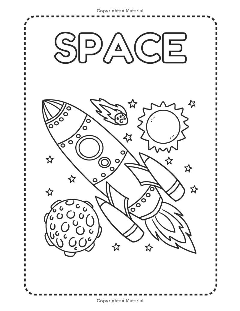 Coloring,puzzle and quiz book for kids "Space"Interesting facts about space are inside for kids age 5-12: Nice gift for your kid - The Ginger Toy Shop