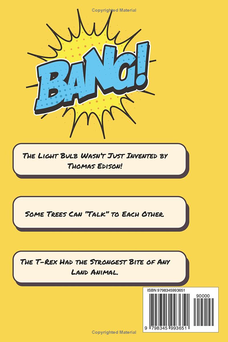 The Amazing Book of Fascinating Facts "Over 150 Amazing Facts to Inspire Curious Minds of All Ages": Over 150 Amazing Facts for Kids: A Collection of ... Facts about Science, Animals,History and more - The Ginger Toy Shop