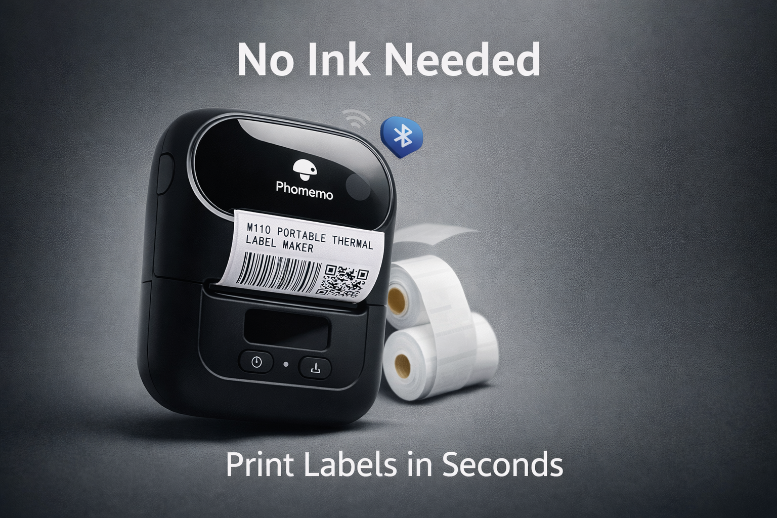 Phomemo M110 Mini Bluetooth Label Printer – Portable Thermal Sticker & Price Label Maker - The Ginger Toy Shop