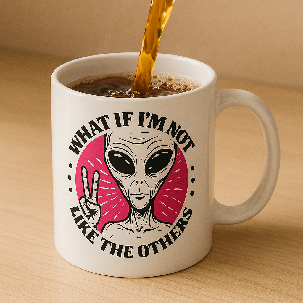 Alien Mug – " I'm Not Like the Others" - The Ginger Toy Shop