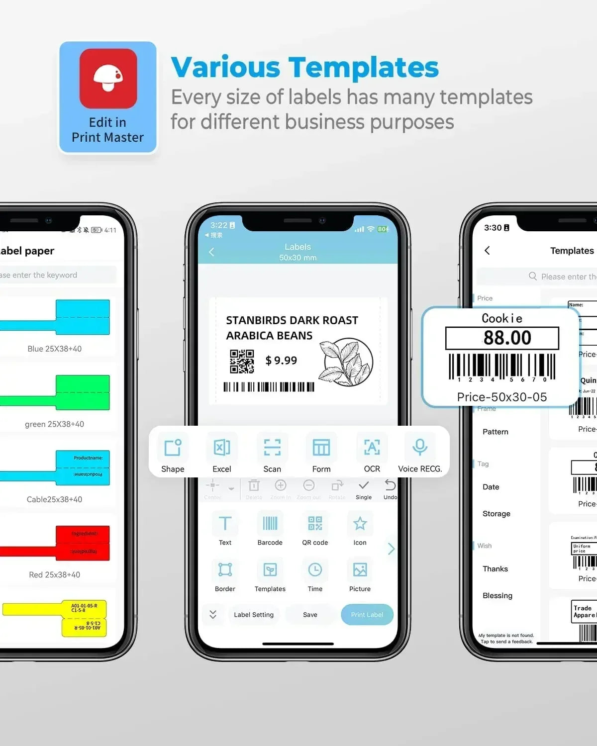 Phomemo M110 Mini Bluetooth Label Printer – Portable Thermal Sticker & Price Label Maker - The Ginger Toy Shop