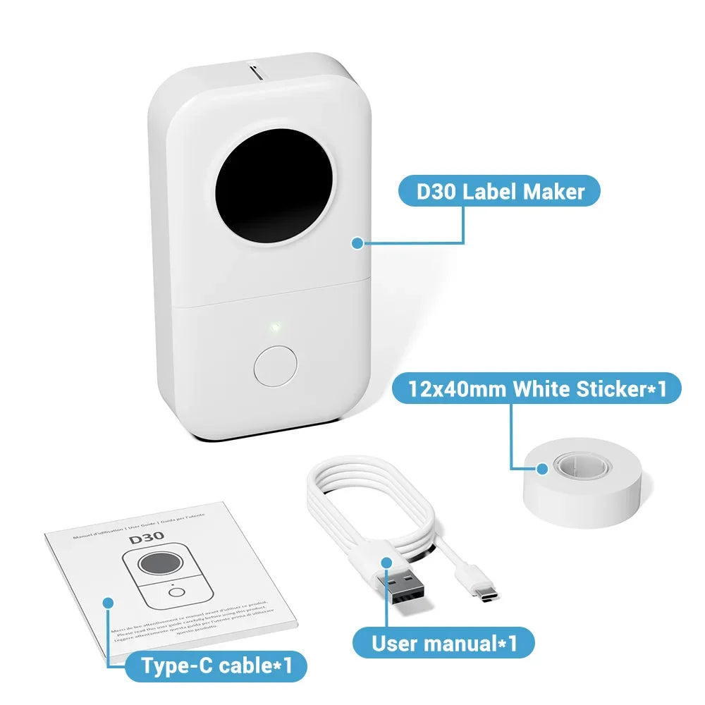 Mini Pocket Printer for Labels & Stickers - The Ginger Toy Shop