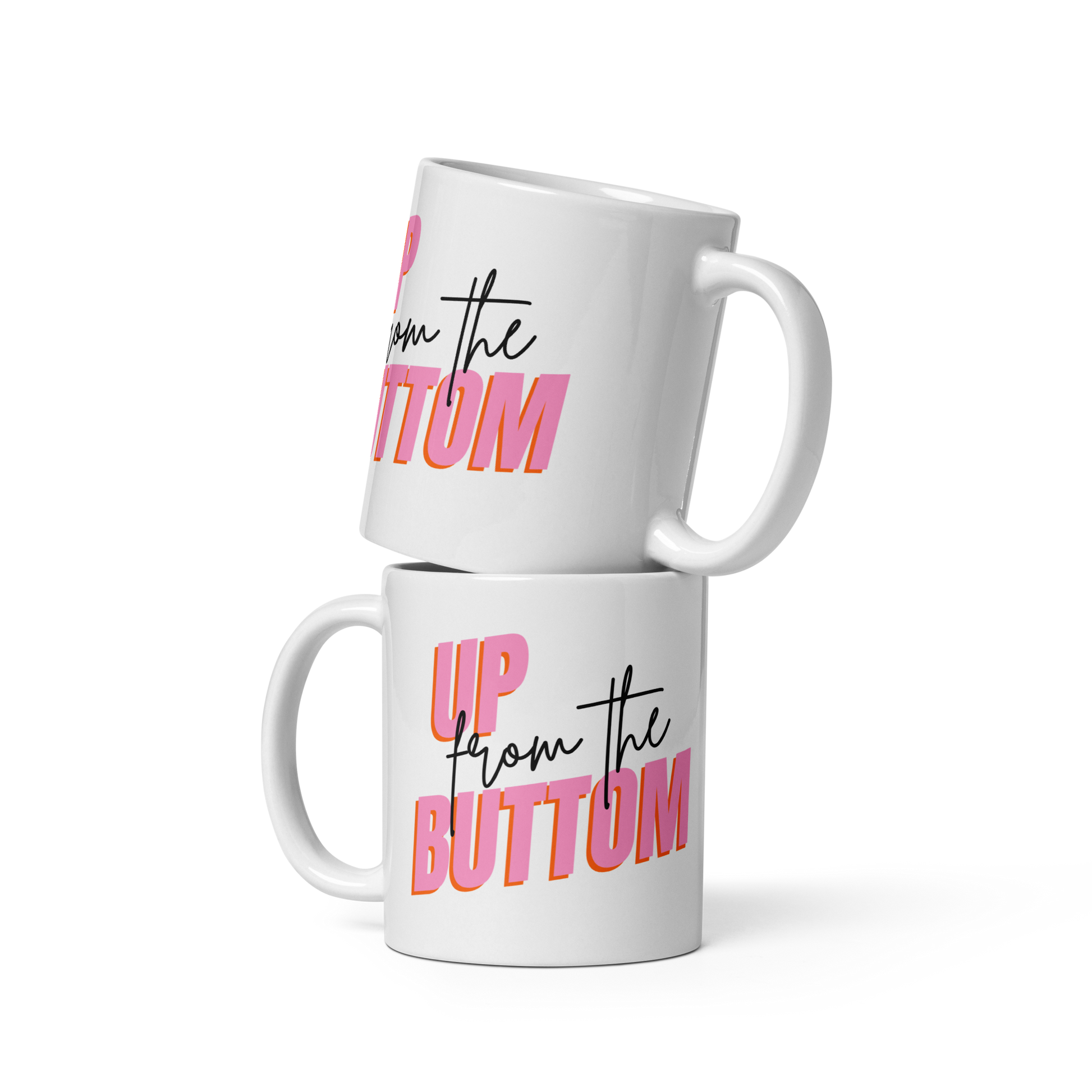 Up from the Bottom – Motivational Mug - The Ginger Toy Shop