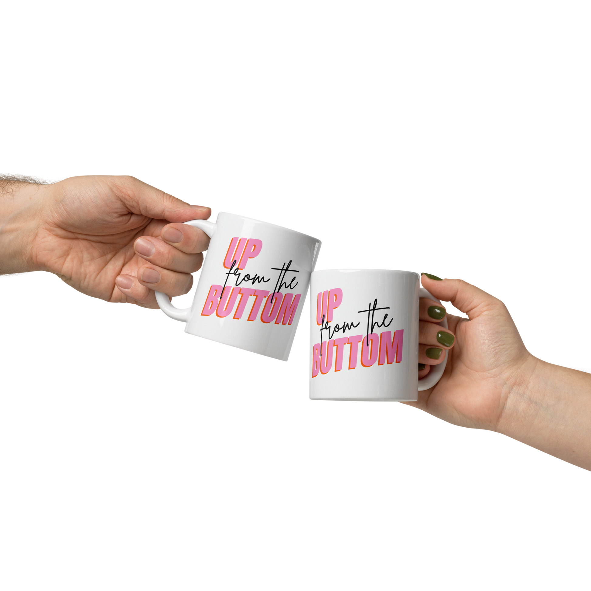 Up from the Bottom – Motivational Mug - The Ginger Toy Shop