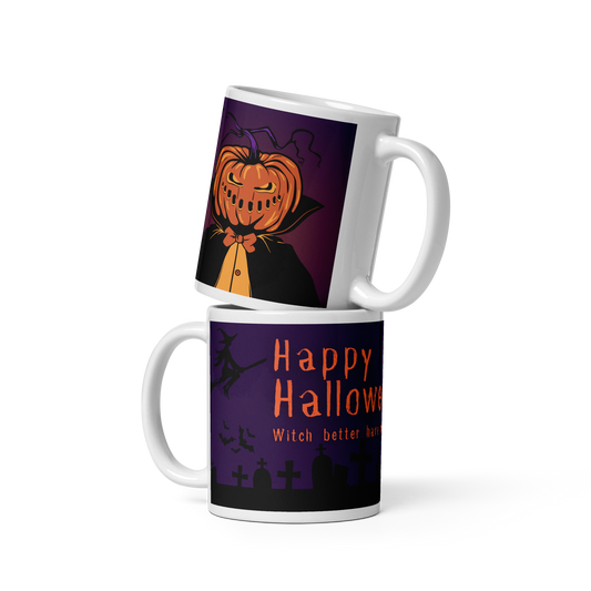"Witch Better Have My Coffee" Happy Halloween Mug - The Ginger Toy Shop
