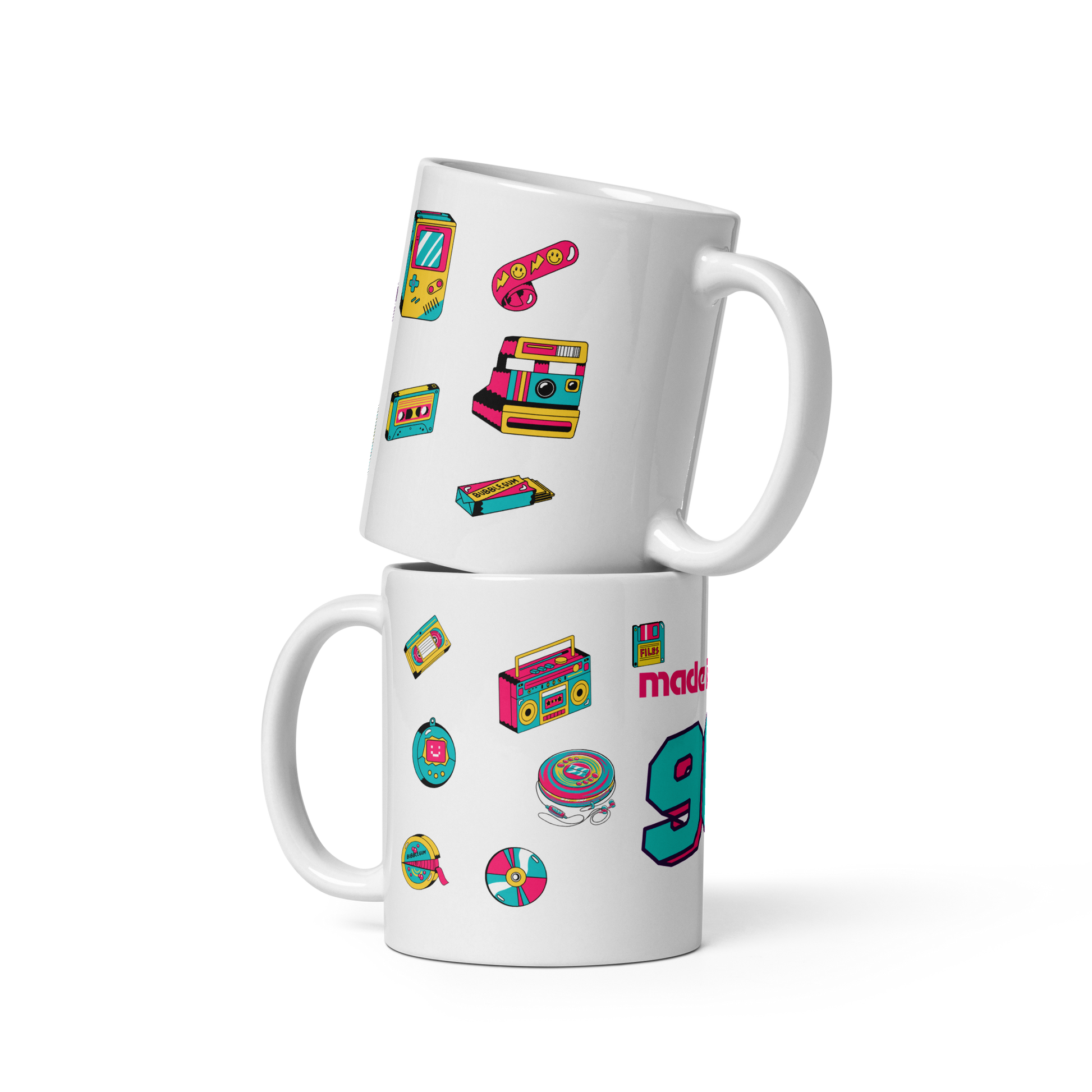 90s Vibes Mug | Retro Coffee Cup | Vintage Gift - The Ginger Toy Shop