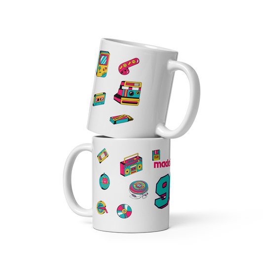 90s Vibes Mug | Retro Coffee Cup | Vintage Gift - The Ginger Toy Shop