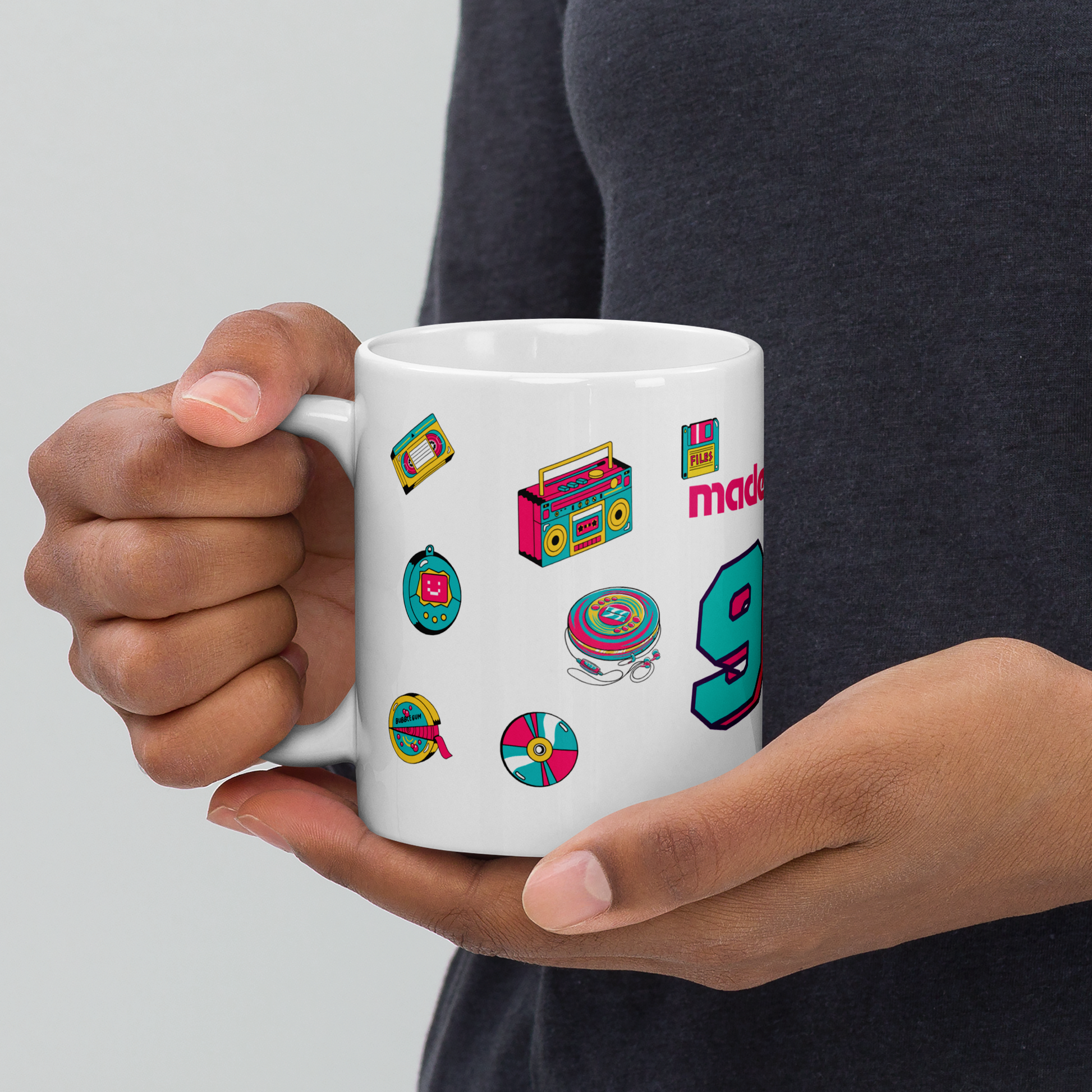 90s Vibes Mug | Retro Coffee Cup | Vintage Gift - The Ginger Toy Shop