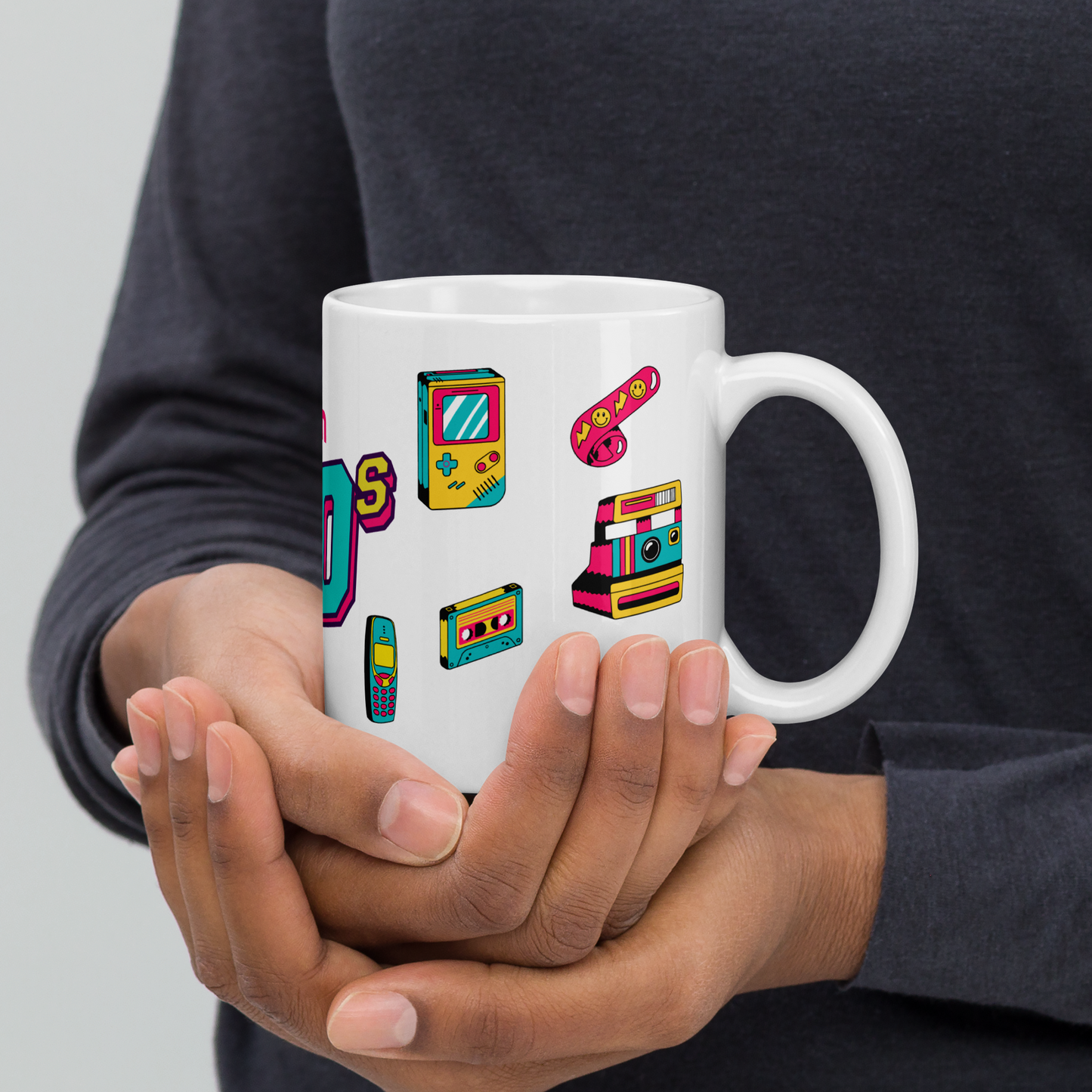 90s Vibes Mug | Retro Coffee Cup | Vintage Gift - The Ginger Toy Shop