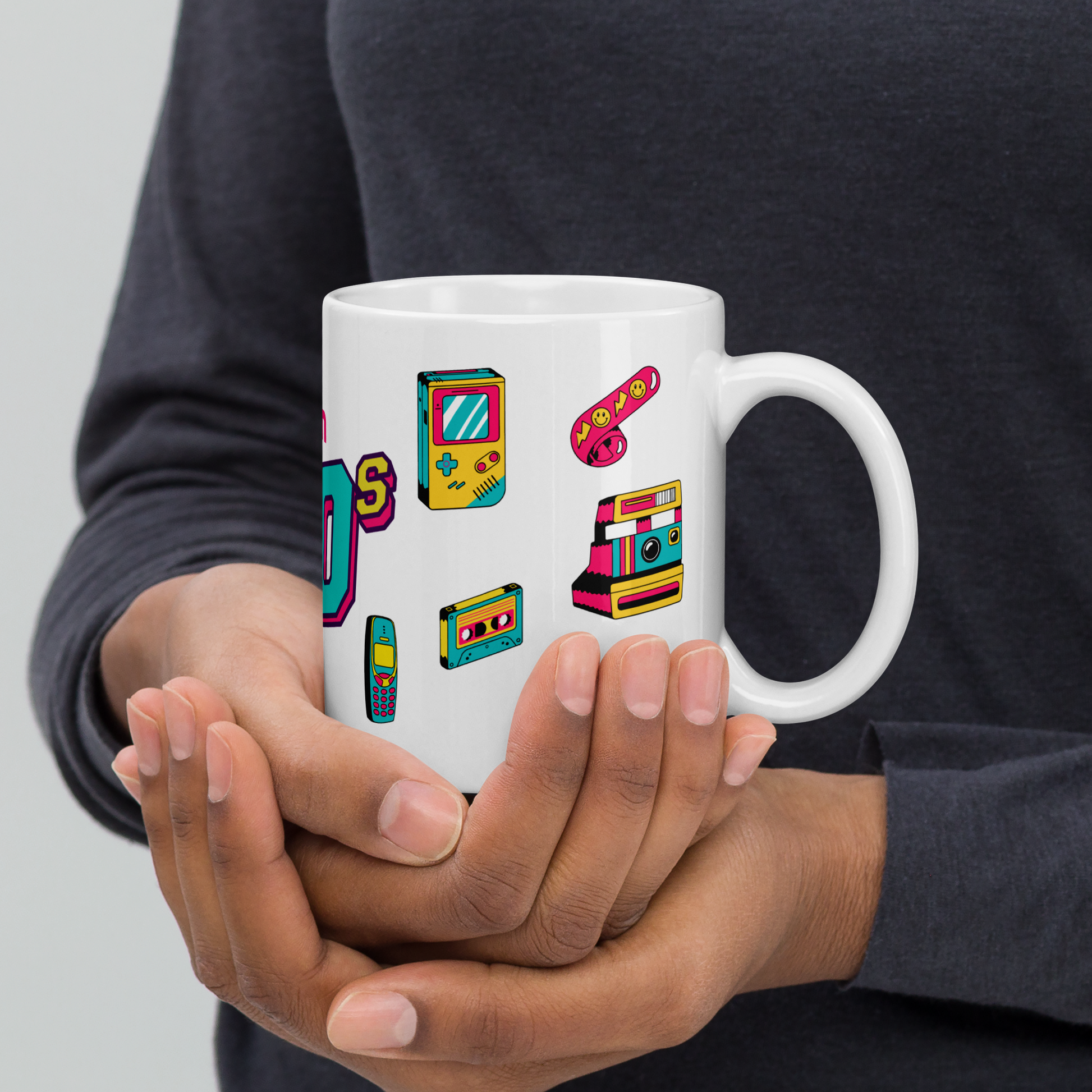 90s Vibes Mug | Retro Coffee Cup | Vintage Gift - The Ginger Toy Shop